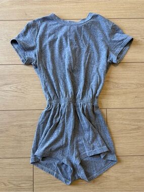 American Apparel Gray Heather Tee Bodysuit